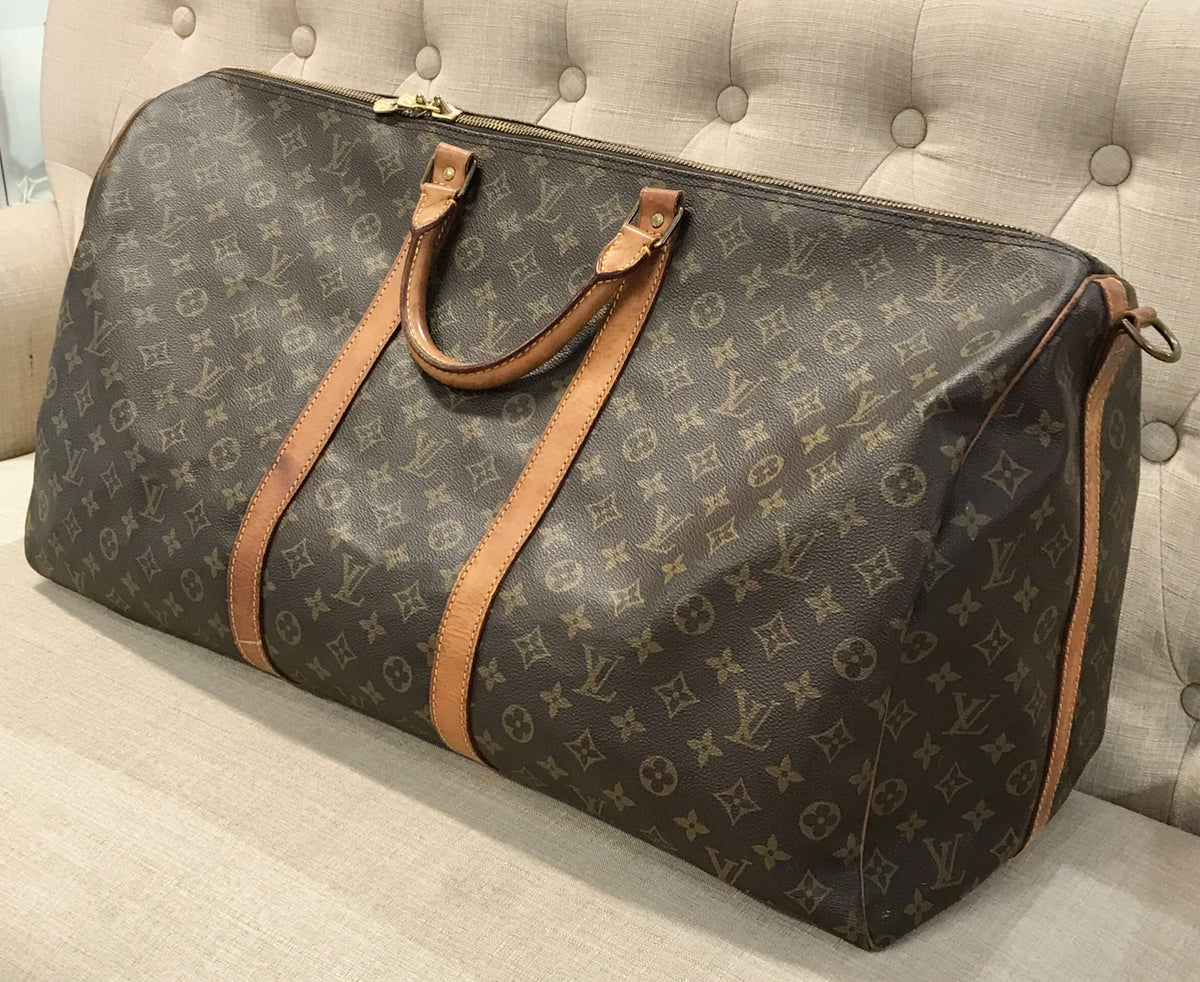 AUTHENTIC Louis Vuitton Keepall 60 Bandouliere Monogram PREOWNED (PP10 –  Jj's Closet, LLC