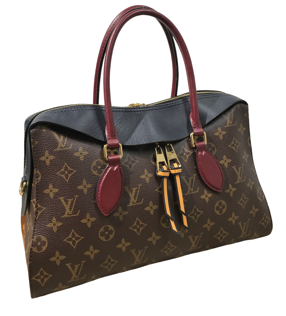 AUTHENTIC Louis Vuitton Monogram Tuileries Marine Bordeaux PREOWNED  (WBA1025)