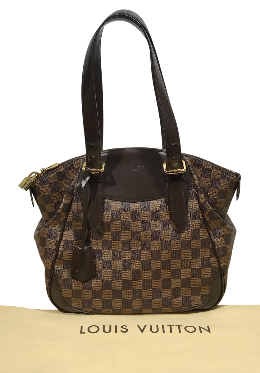 AUTHENTIC Louis Vuitton Verona MM Damier Ebene PREOWNED (WBA1173