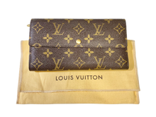 Load image into Gallery viewer, AUTHENTIC Louis Vuitton Sarah Wallet Monogram PREOWNED (WBA536)
