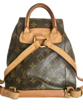 Load image into Gallery viewer, AUTHENTIC Louis Vuitton Montsouris Monogram PM Backpack PREOWNED (WBA841)