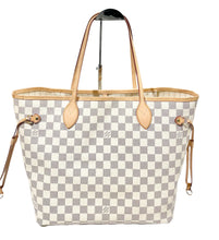 Load image into Gallery viewer, AUTHENTIC Louis Vuitton Neverfull Damier Azur MM PREOWNED (WBA521)