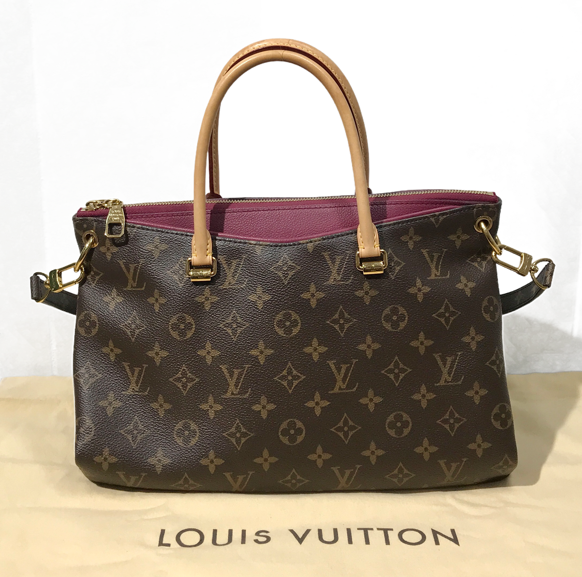 Louis Vuitton Aurore Monogram Canvas Pallas Chain Bag Louis