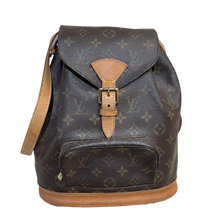 Load image into Gallery viewer, AUTHENTIC Louis Vuitton Montsouris Monogram MM Backpack PREOWNED (WBA594)