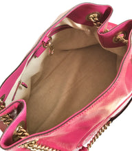 Load image into Gallery viewer, AUTHENTIC Gucci Soho Chain Medium Bougainvillea Bag PREOWNED (WBA1003)