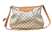 Load image into Gallery viewer, AUTHENTIC Louis Vuitton Siracusa Damier Azur MM PREOWNED (WBA809)