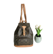 Load image into Gallery viewer, AUTHENTIC Louis Vuitton Montsouris Monogram PM Backpack PREOWNED (WBA843)