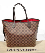 Load image into Gallery viewer, AUTHENTIC Louis Vuitton Neverfull Damier Ebene MM PREOWNED (WBA285)