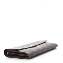 Load image into Gallery viewer, AUTHENTIC Louis Vuitton Sarah Wallet Damier Ebene PM PREOWNED (WBA534)