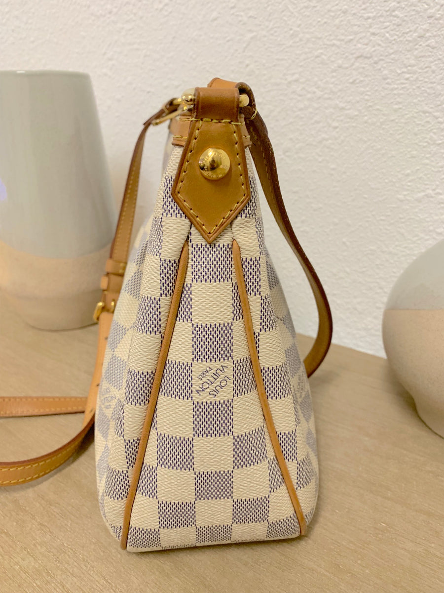 Pre-owned Louis Vuitton Damier Azur Siracusa PM Bag – Sabrina's Closet