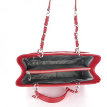 Load image into Gallery viewer, AUTHENTIC Chanel GST Grand Shopping Tote Red Caviar PREOWNED (WBA581)