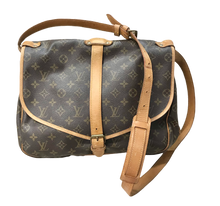 Load image into Gallery viewer, AUTHENTIC Louis Vuitton Saumur 35 Monogram Crossbody PREOWNED (WBA654)