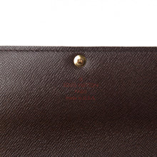 Load image into Gallery viewer, AUTHENTIC Louis Vuitton Sarah Wallet Damier Ebene PM PREOWNED (WBA534)