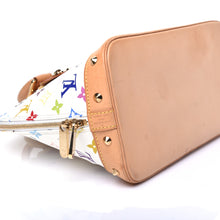 Load image into Gallery viewer, AUTHENTIC Louis Vuitton Alma White Monogram Multicolor PM PREOWNED (WBA621
