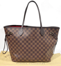 Load image into Gallery viewer, AUTHENTIC Louis Vuitton Neverfull Damier Ebene MM PREOWNED (WBA535)