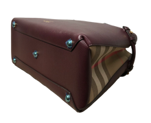 Load image into Gallery viewer, AUTHENTIC Burberry Banner Medium Bag Mahogany Red NEW (WBA830)