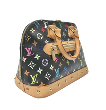 Load image into Gallery viewer, AUTHENTIC Louis Vuitton Alma Black Monogram Multicolor PM PREOWNED (WBA742)