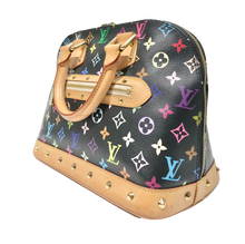 Load image into Gallery viewer, AUTHENTIC Louis Vuitton Alma Black Monogram Multicolor PM PREOWNED (WBA742)