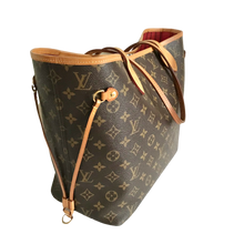 Load image into Gallery viewer, AUTHENTIC Louis Vuitton Neverfull Monogram Cherry MM PREOWNED (WBA858)