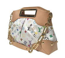 Load image into Gallery viewer, AUTHENTIC Louis Vuitton Judy White Multicolor MM Preowned (WBA718)