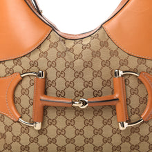 Load image into Gallery viewer, AUTHENTIC Gucci Web Hobo Large Horsebit PREOWNED (WBA509)