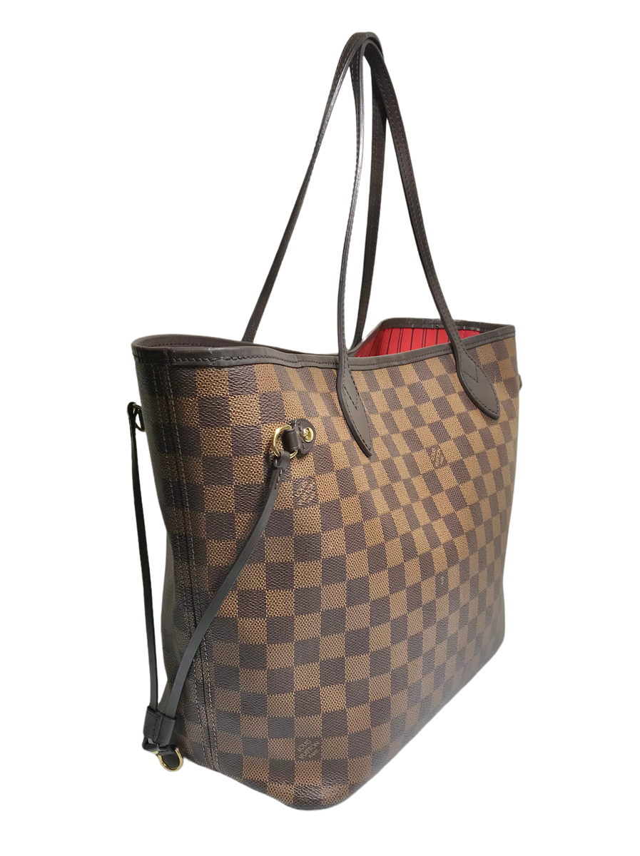 AUTHENTIC Louis Vuitton Neverfull Damier Ebene MM PREOWNED (WBA285) – Jj's  Closet, LLC