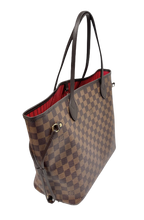 Load image into Gallery viewer, AUTHENTIC Louis Vuitton Neverfull Damier Ebene MM PREOWNED (WBA535)