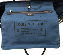 Load image into Gallery viewer, AUTHENTIC Louis Vuitton Neverfull Monogram Escale Blue MM PREOWNED (WBA707)