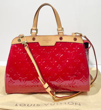 Load image into Gallery viewer, AUTHENTIC Louis Vuitton Brea PM Vernis Pomme D’Amour PREOWNED (WBA514)