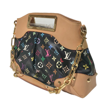 Load image into Gallery viewer, AUTHENTIC Louis Vuitton Judy Black Multicolor MM Preowned (WBA719)