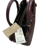 Load image into Gallery viewer, AUTHENTIC Burberry Banner Medium Bag Mahogany Red NEW (WBA830)