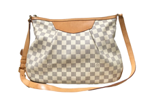 Load image into Gallery viewer, AUTHENTIC Louis Vuitton Siracusa Damier Azur MM PREOWNED (WBA809)