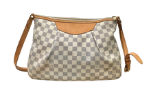 Load image into Gallery viewer, AUTHENTIC Louis Vuitton Siracusa Damier Azur MM PREOWNED (WBA809)