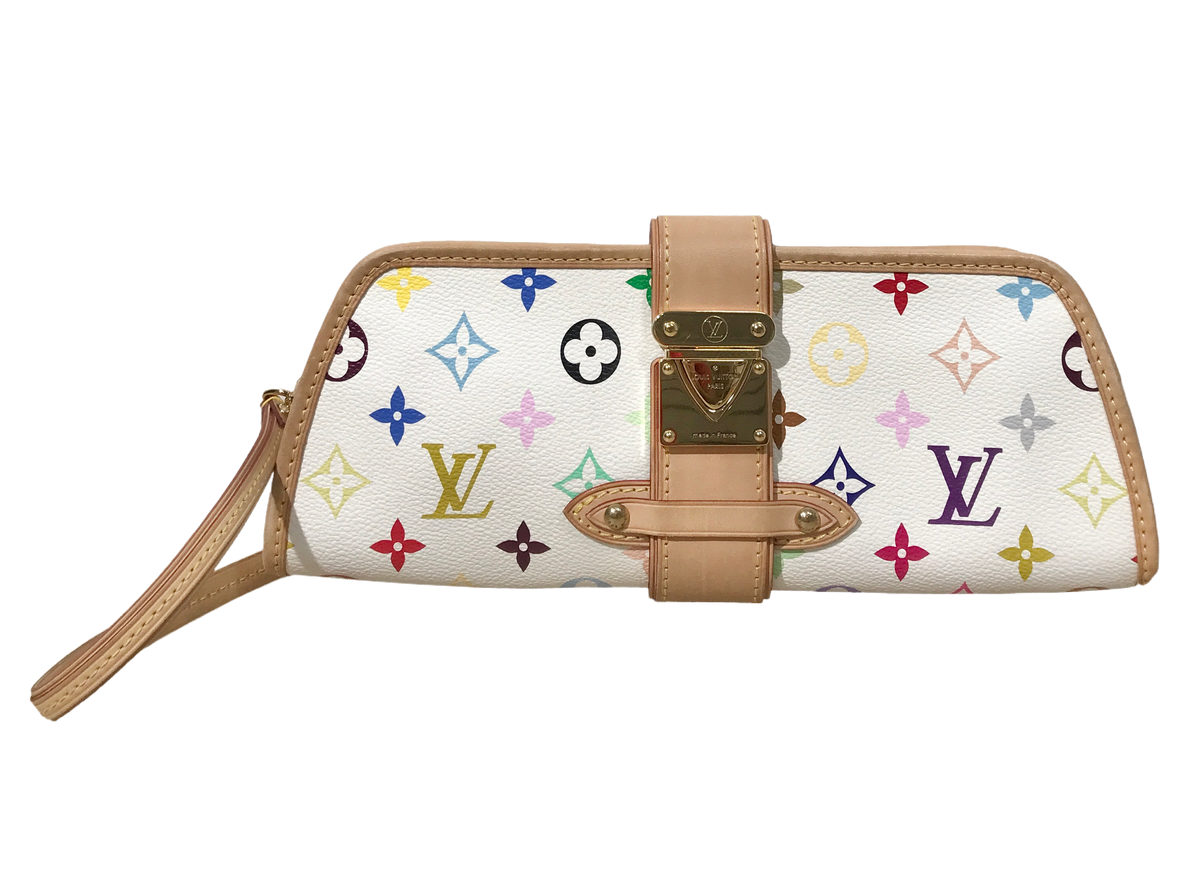 Shirley fabric clutch bag Louis Vuitton Multicolour in Cloth - 35294864