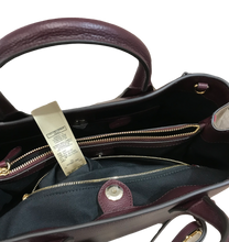Load image into Gallery viewer, AUTHENTIC Burberry Banner Medium Bag Mahogany Red NEW (WBA830)