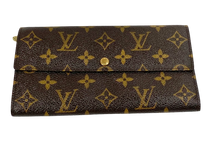 Load image into Gallery viewer, AUTHENTIC Louis Vuitton Sarah Wallet Monogram PREOWNED (WBA536)