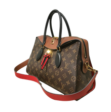 Load image into Gallery viewer, AUTHENTIC Louis Vuitton Monogram Tuileries Caramel Rouge PREOWNED (WBA794)