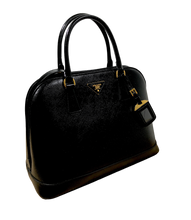 Load image into Gallery viewer, AUTHENTIC Prada Back Saffiano Vernice Promenade PREOWNED (WBA1023)