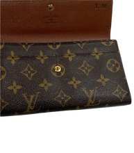 Load image into Gallery viewer, AUTHENTIC Louis Vuitton Sarah Wallet Monogram PREOWNED (WBA536)