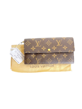 Load image into Gallery viewer, AUTHENTIC Louis Vuitton Sarah Wallet Monogram PREOWNED (WBA728)