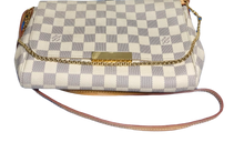 Load image into Gallery viewer, AUTHENTIC Louis Vuitton Favorite MM Damier Azur PREOWNED (WBA766)