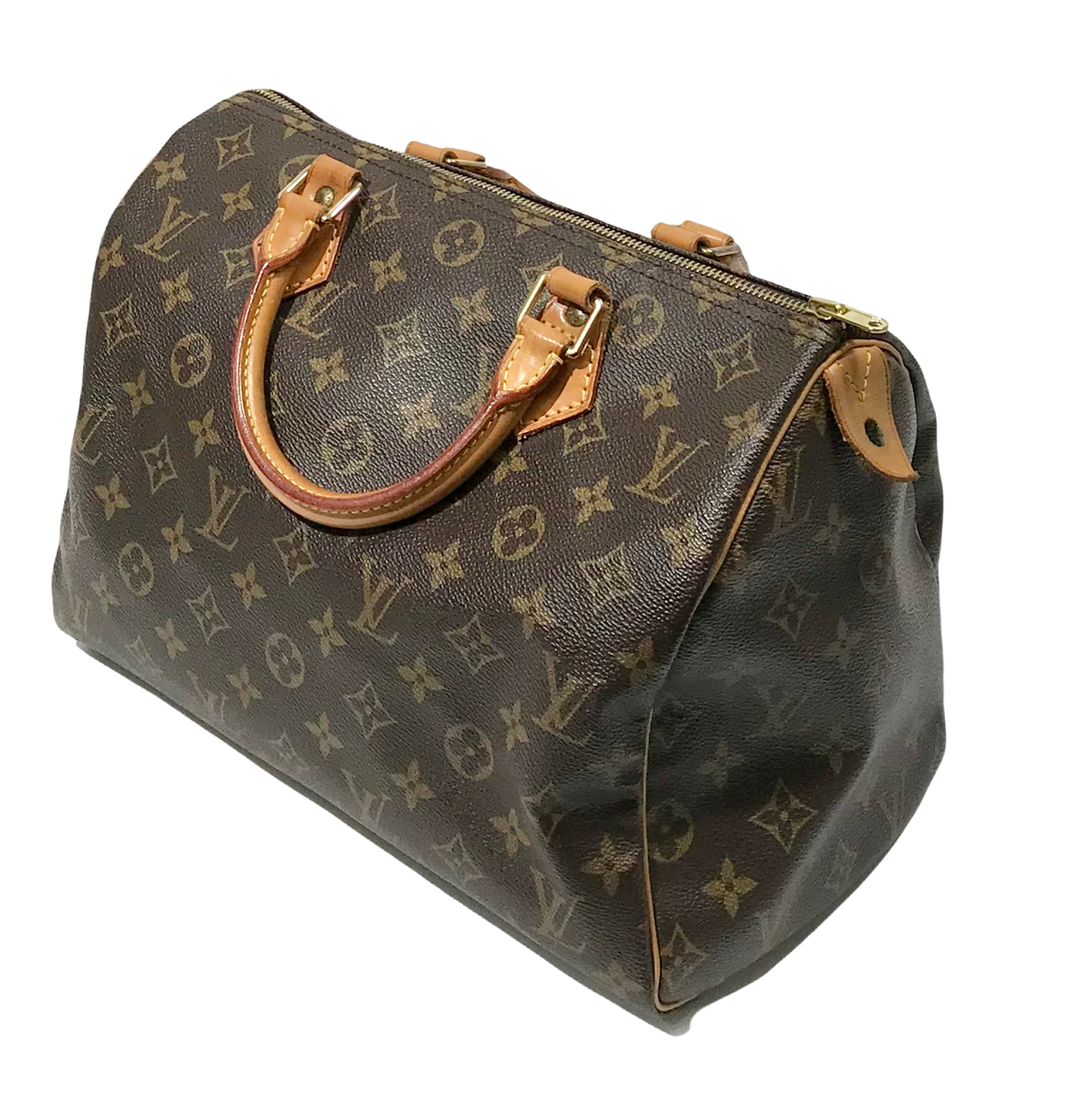 Louis Vuitton pre-owned Speedy 30 bag Green, Women's Bags, Issey Miyake  Pleats Please Pleated shopper bag