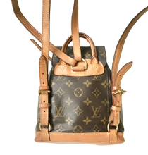 Load image into Gallery viewer, AUTHENTIC Louis Vuitton Montsouris Monogram PM Backpack PREOWNED (WBA843)