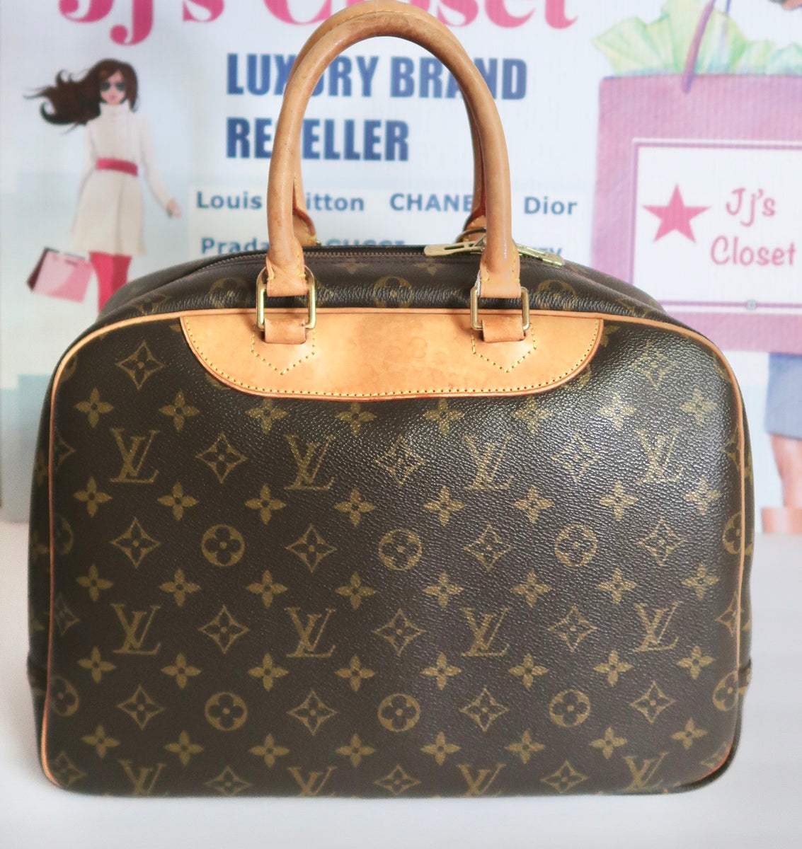 SOLD) genuine pre-owned Louis Vuitton deauville bag – Deluxe Life