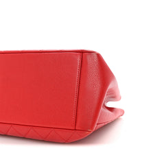 Load image into Gallery viewer, AUTHENTIC Chanel GST Grand Shopping Tote Red Caviar PREOWNED (WBA1565)