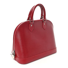 Load image into Gallery viewer, AUTHENTIC Louis Vuitton Alma PM Castillan Red Epi PREOWNED (WBA1507)