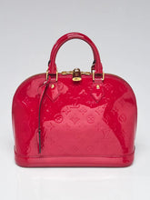 Load image into Gallery viewer, AUTHENTIC Louis Vuitton Alma Vernis Rose Indien PM PREOWNED (WBA1469)