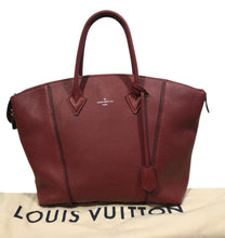 Load image into Gallery viewer, AUTHENTIC Louis Vuitton Lockit MM Taurillon Griotte PREOWNED (WBA1051)