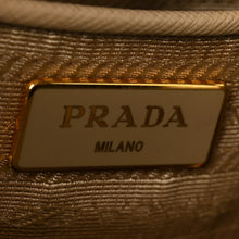 Load image into Gallery viewer, AUTHENTIC Prada Saﬃano Lux Bi-Color Tote Bag Visone Talco PREOWNED (WBA1533)