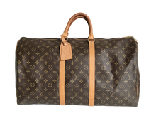 Load image into Gallery viewer, AUTHENTIC Louis Vuitton Keepall 55 Monogram PREOWNED (WBA1008)
